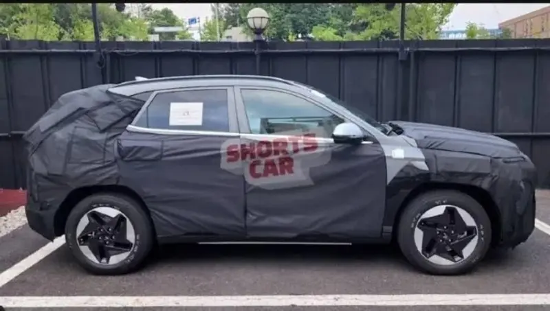 全新現代KONA純電版諜照首曝 有望於2023年亮相